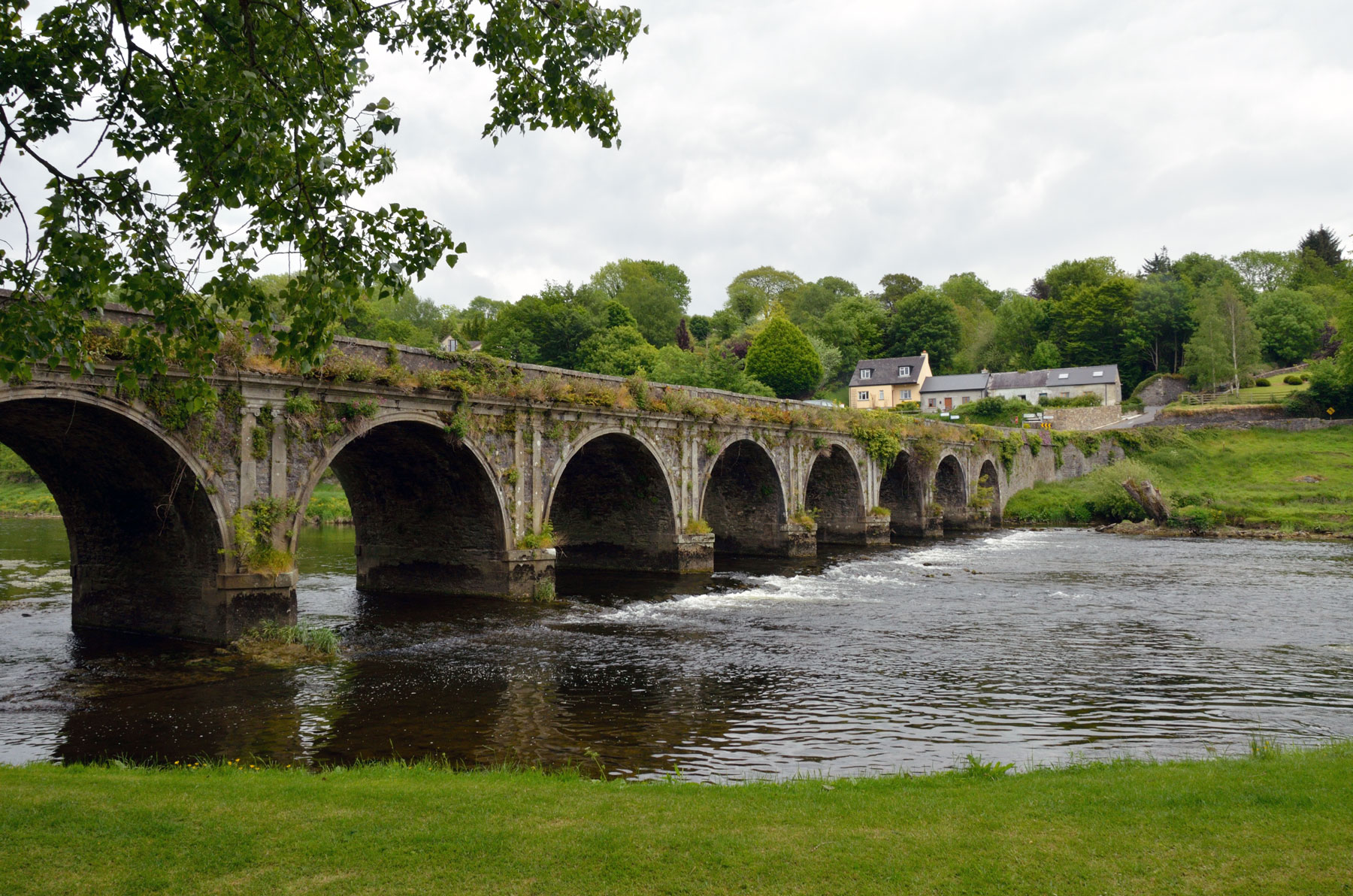 Bridge over river in Irish midlands